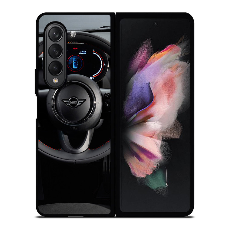 MINI COOPER STEERING WHEEL 2 Samsung Z Fold 3 Case