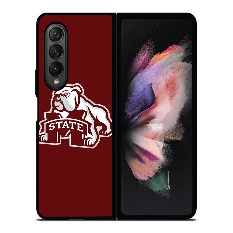 MISSISSIPPI STATE UNIVERSITY BULLDOGS LOGO Samsung Z Fold 3 Case