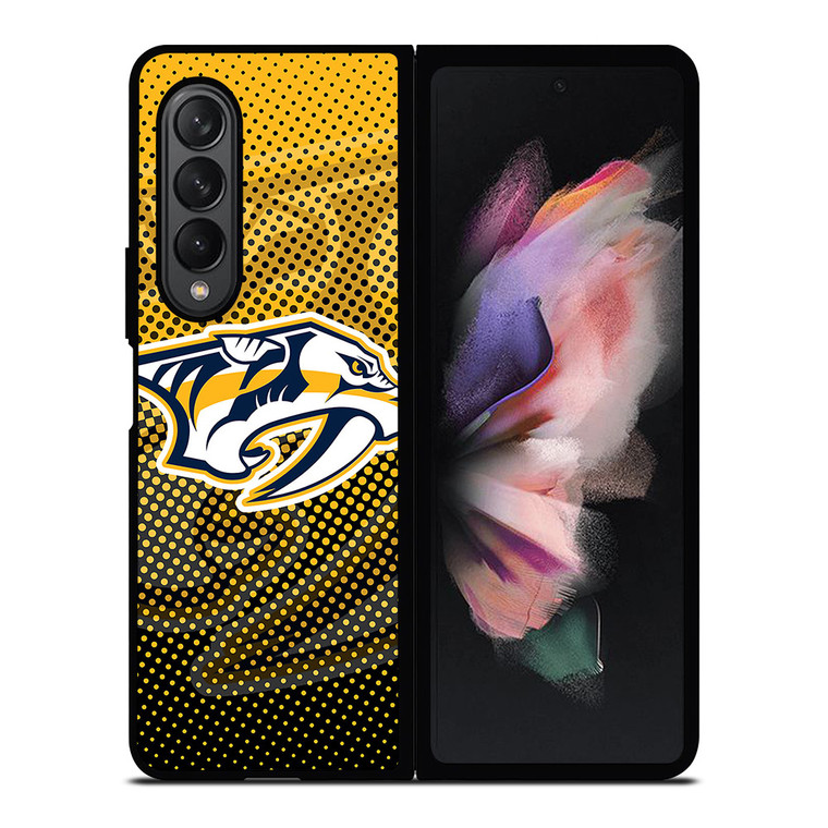 NASHVILLE PREDATORS LOGO 3 Samsung Z Fold 3 Case NASHVILLE PREDATORS LOGO 3 Samsung Z Fold 3 Case