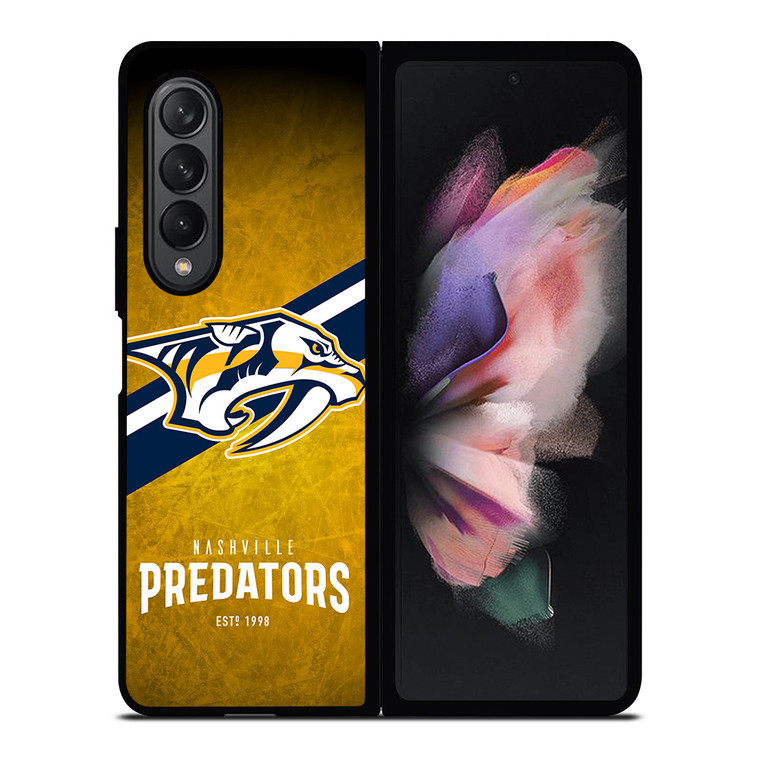 NASHVILLE PREDATORS LOGO Samsung Z Fold 3 Case NASHVILLE PREDATORS LOGO Samsung Z Fold 3 Case