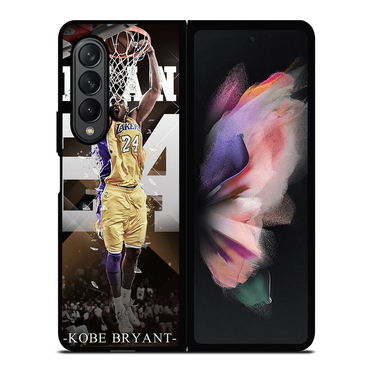NBA LOS ANGELES LAKERS KOBE BRYANT 3 Samsung Z Fold 3 Case