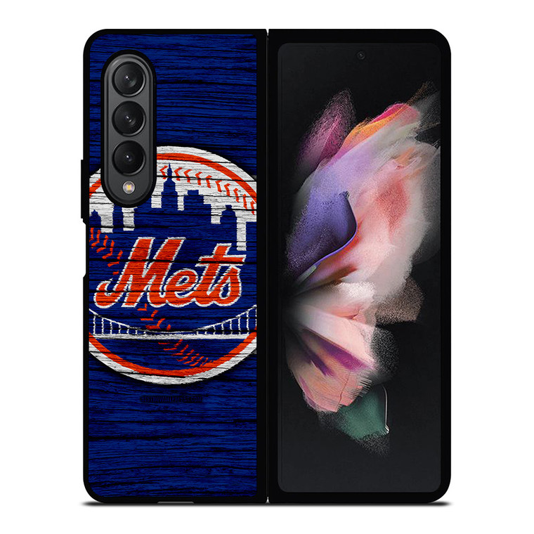 NEW YORK METS LOGO 3 Samsung Z Fold 3 Case