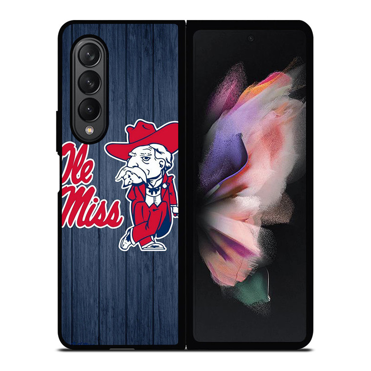OLE MISS BASEBALL LOGO Samsung Z Fold 3 Case