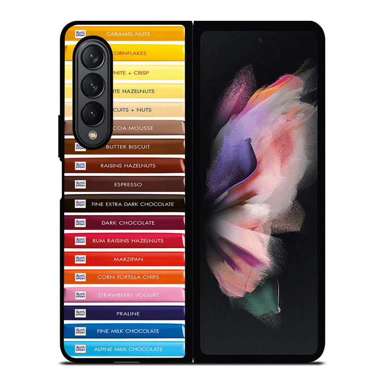 RITTER SPORT CHOCOLATE LIST Samsung Z Fold 3 Case