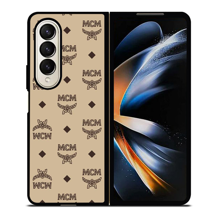 MCM WORLDWIDE PATTERN Samsung Z Fold 4 Case