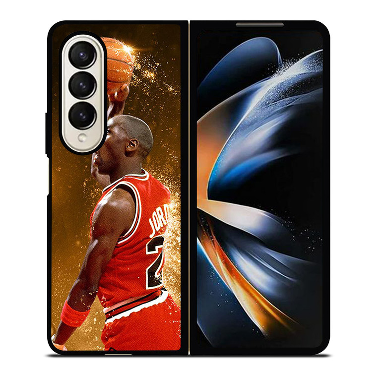 MICHAEL JORDAN CHICAGO BULLS Samsung Z Fold 4 Case