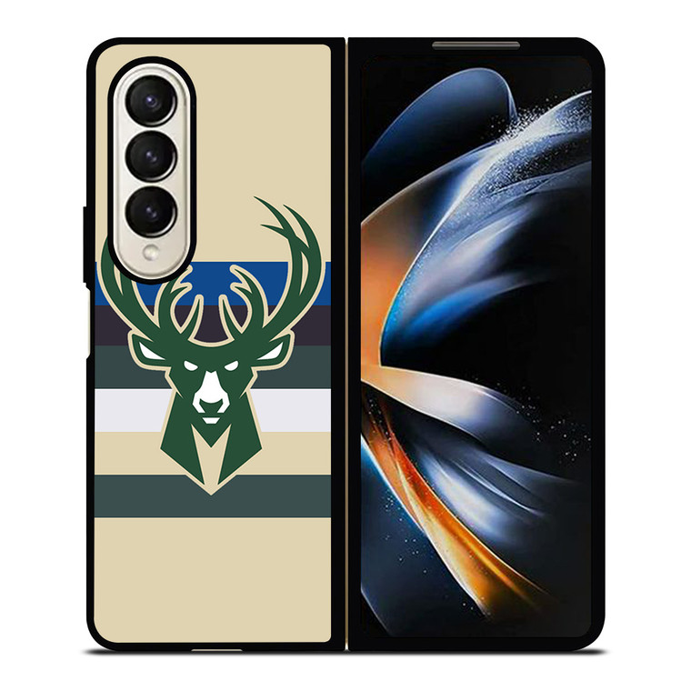 MILWAUKEE BUCKS ICON 3 Samsung Z Fold 4 Case