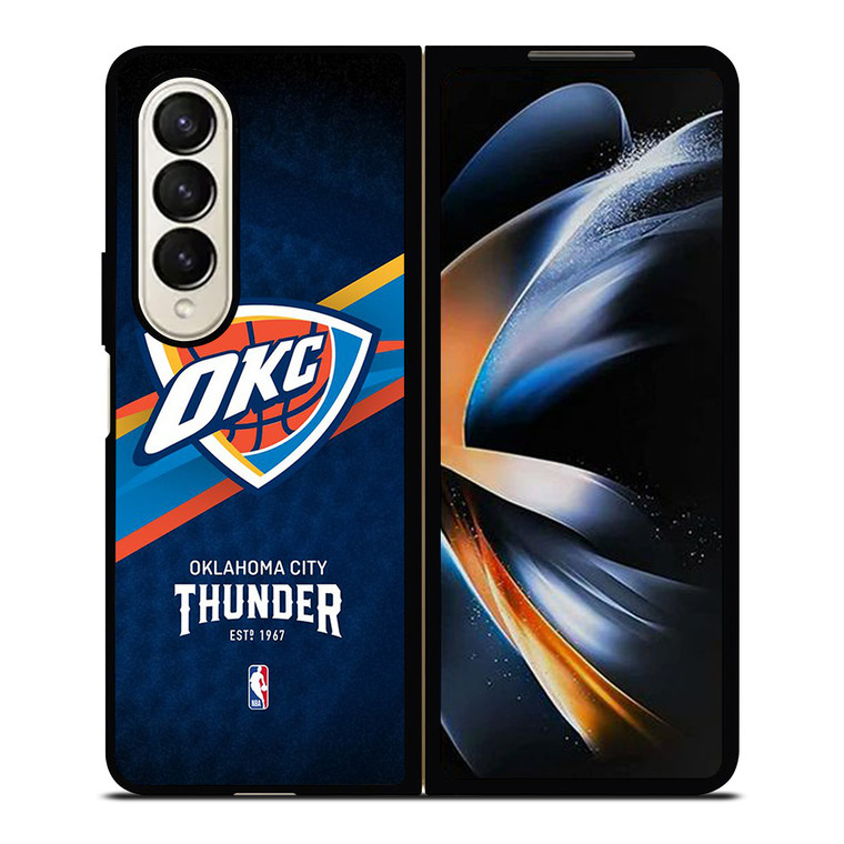 OKLAHOMA CITY THUNDER LOGO 2 Samsung Z Fold 4 Case