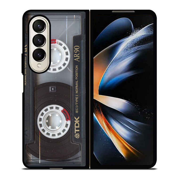RETRO CASSETTE TAPE 3 Samsung Z Fold 4 Case