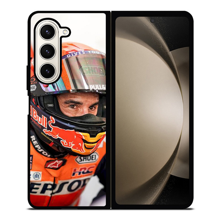 MARC MARQUEZ HELMET 3 Samsung Z Fold 5 Case
