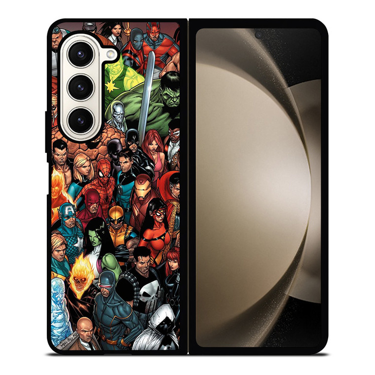 MARVEL COMICS CHARACTERS Samsung Z Fold 5 Case