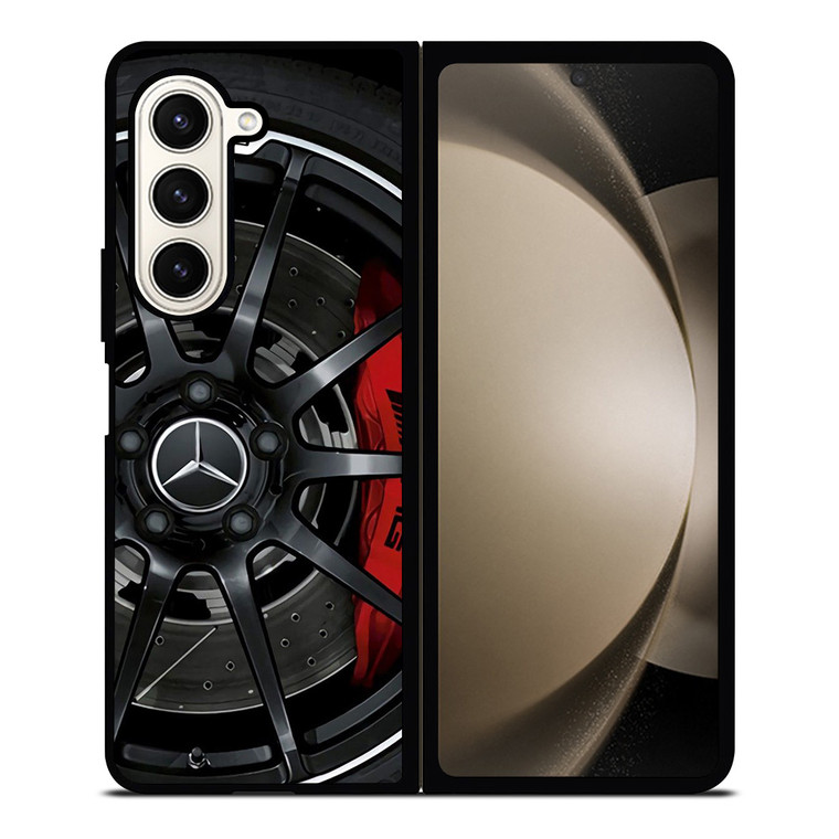 MERCEDES BENZ WHEELS Samsung Z Fold 5 Case