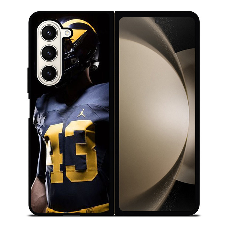 MICHIGAN WOLVERINES FOOTBALL 2 Samsung Z Fold 5 Case