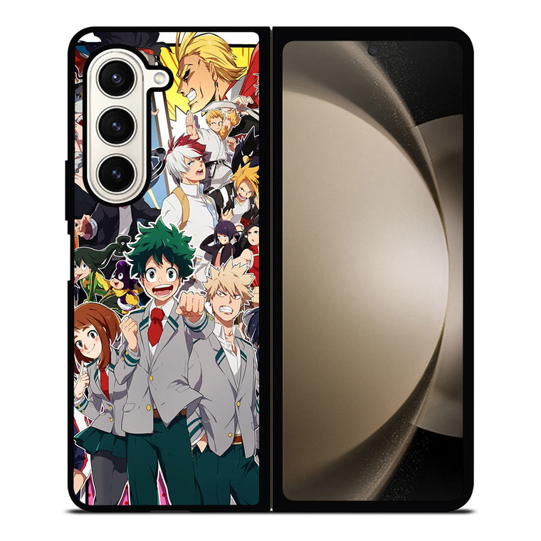 MY HERO ACADEMIA ANIME CHARACTERS Samsung Z Fold 5 Case