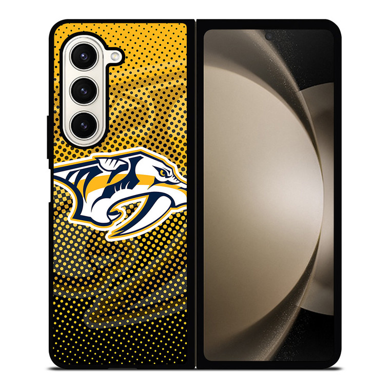 NASHVILLE PREDATORS LOGO 3 Samsung Z Fold 5 Case NASHVILLE PREDATORS LOGO 3 Samsung Z Fold 5 Case