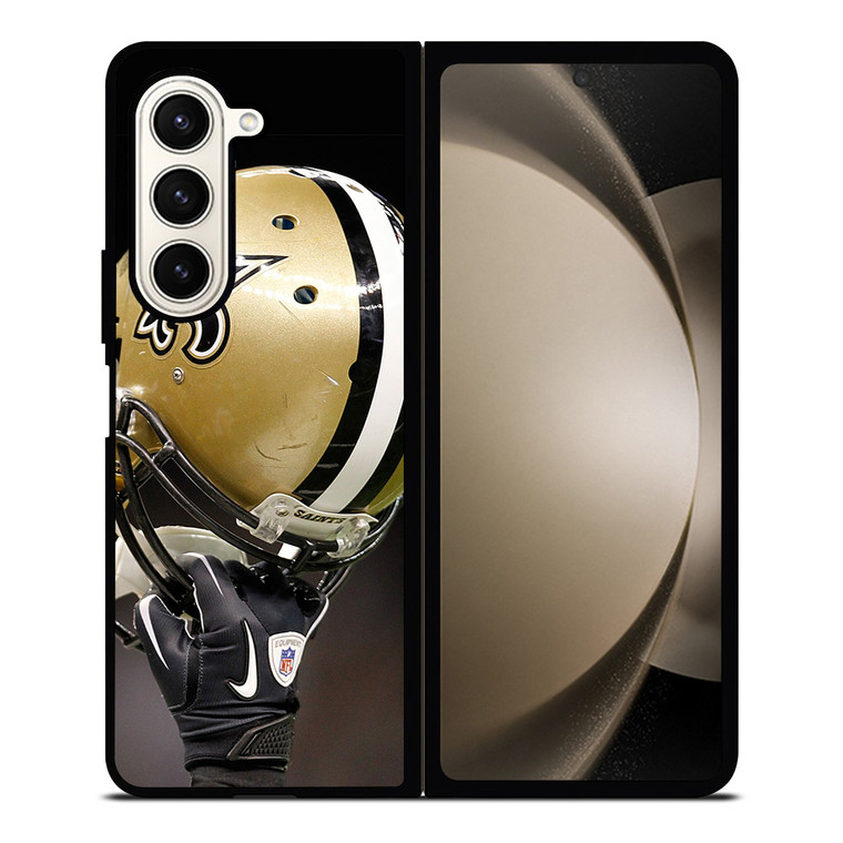 NEW ORLEANS SAINTS HELMET Samsung Z Fold 5 Case