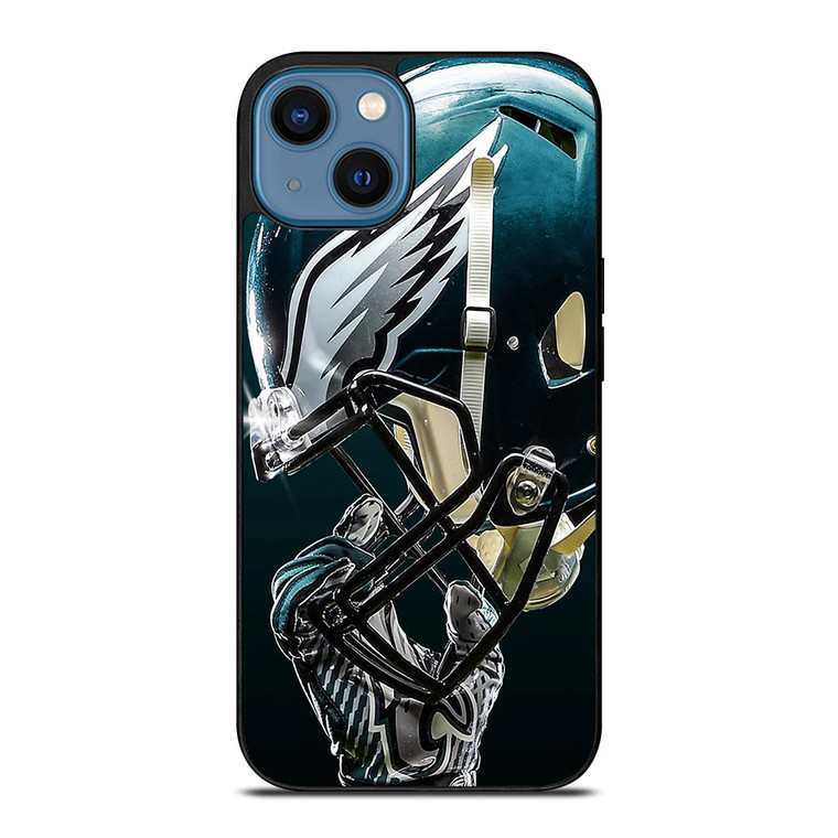 PHILADELPHIA EAGLES HELMET iPhone 14 Case PHILADELPHIA EAGLES HELMET iPhone 14 Case