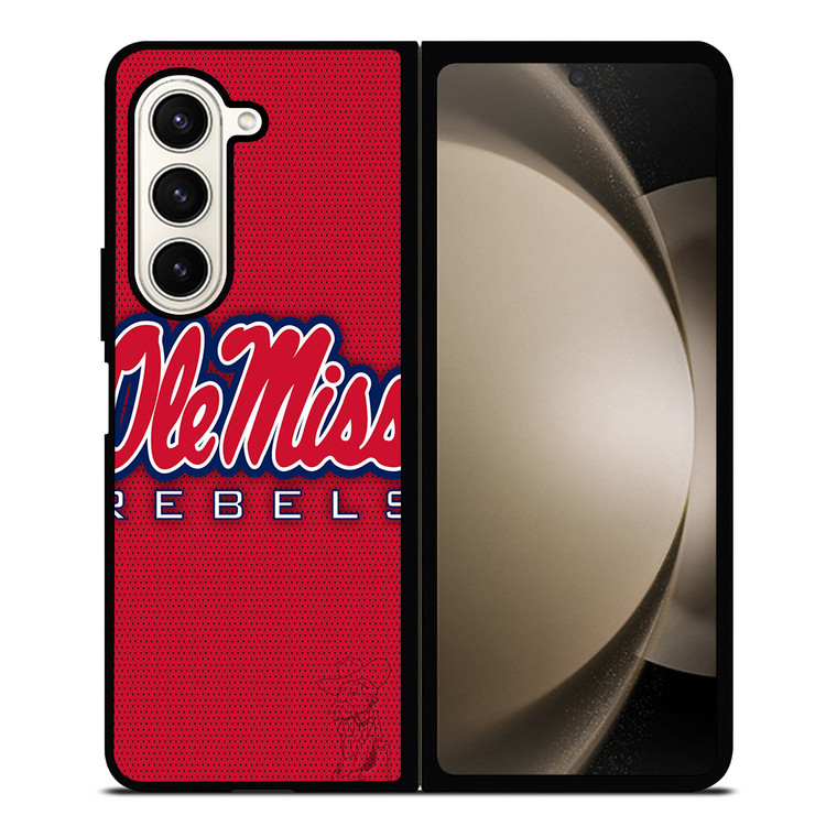 OLE MISS REBELS Samsung Z Fold 5 Case