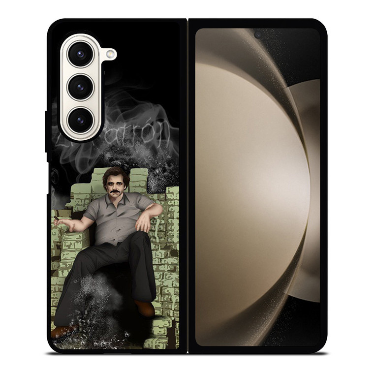PABLO ESCOBAR NARCOS ART Samsung Z Fold 5 Case