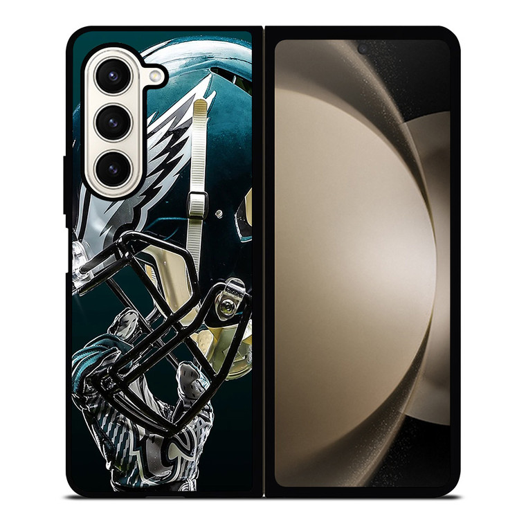 PHILADELPHIA EAGLES HELMET Samsung Z Fold 5 Case