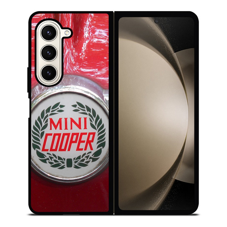 RED MINI COOPER LOGO Samsung Z Fold 5 Case