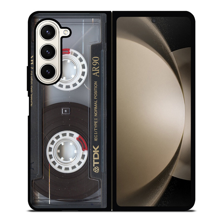 RETRO CASSETTE TAPE 3 Samsung Z Fold 5 Case
