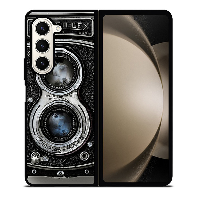 ROLLEIFLEX VINTAGE CAMERA Samsung Z Fold 5 Case
