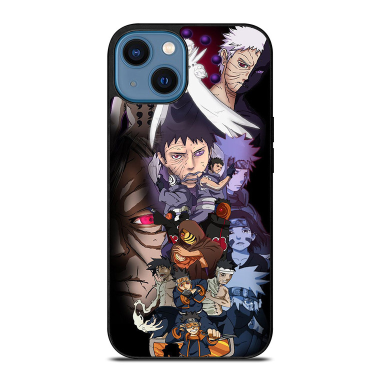 OBITO UCHIHA COLLAGE iPhone 14 Case