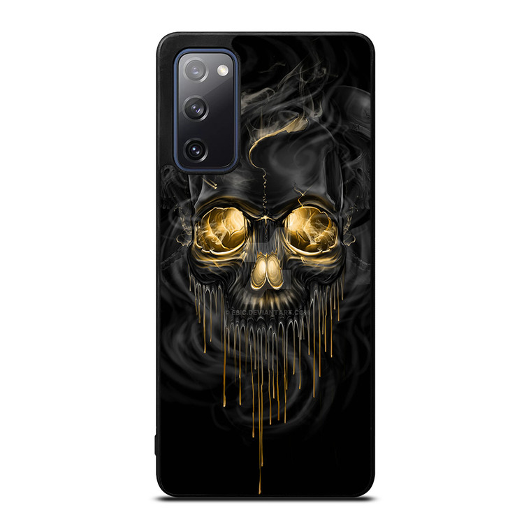 SKULL MELT ANGRY BLACK Samsung Galaxy S20 FE Case