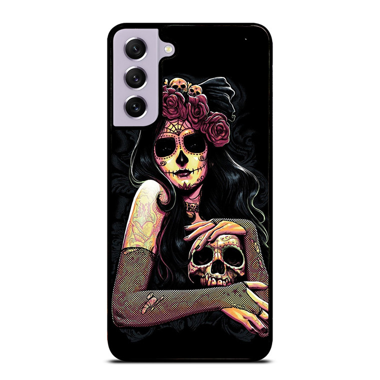 SUGAR SKULL GIRL Samsung Galaxy S21 FE Case