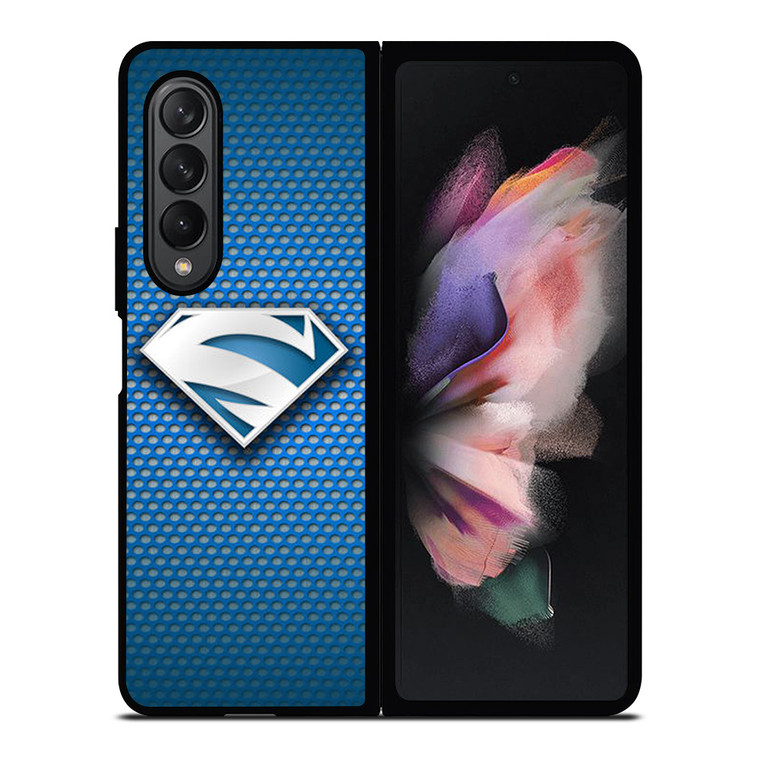 SUPERMAN ELECTRIC BLUE LOGO Samsung Z Fold 3 Case