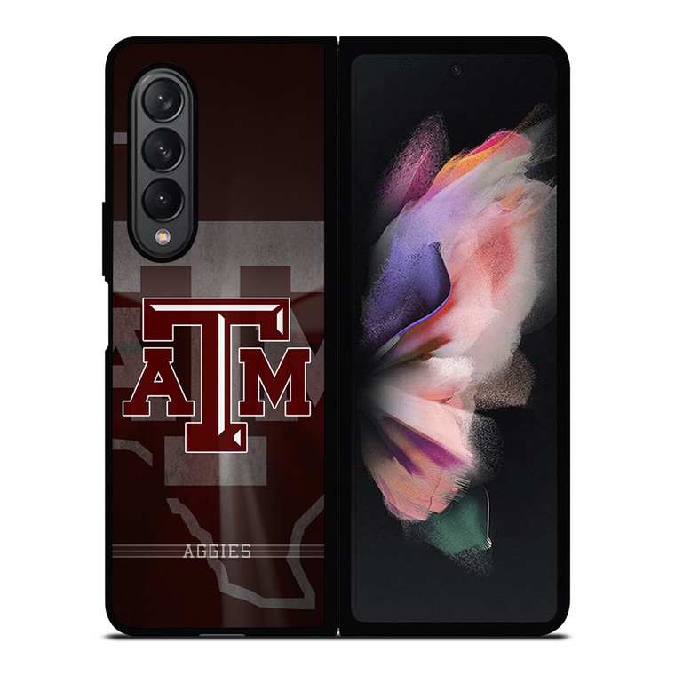 TEXAS A&M AGGIE LOGO 2 Samsung Z Fold 3 Case