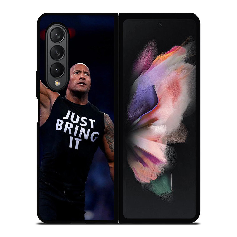 THE ROCK WWE CHAMPIONS 3 Samsung Z Fold 3 Case THE ROCK WWE CHAMPIONS 3 Samsung Z Fold 3 Case