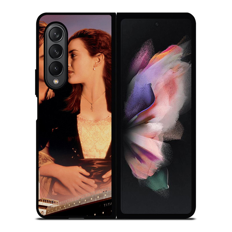 THE TITANIC JACK AND ROSE LOVE Samsung Z Fold 3 Case THE TITANIC JACK AND ROSE LOVE Samsung Z Fold 3 Case
