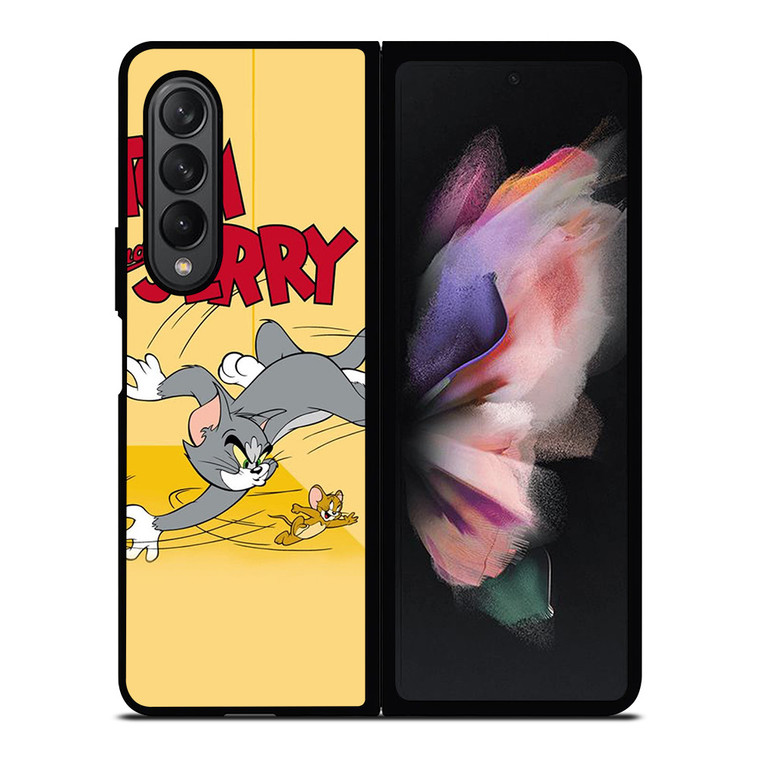 TOM AND JERRY CARTOON Samsung Z Fold 3 Case TOM AND JERRY CARTOON Samsung Z Fold 3 Case