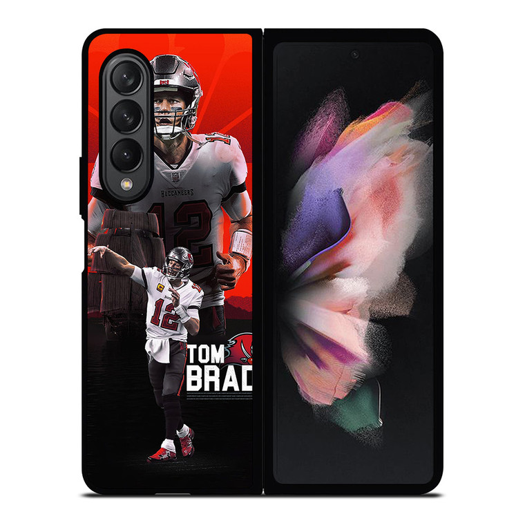 TOM BRADY TAMPA BAY BUCCANEERS Samsung Z Fold 3 Case TOM BRADY TAMPA BAY BUCCANEERS Samsung Z Fold 3 Case