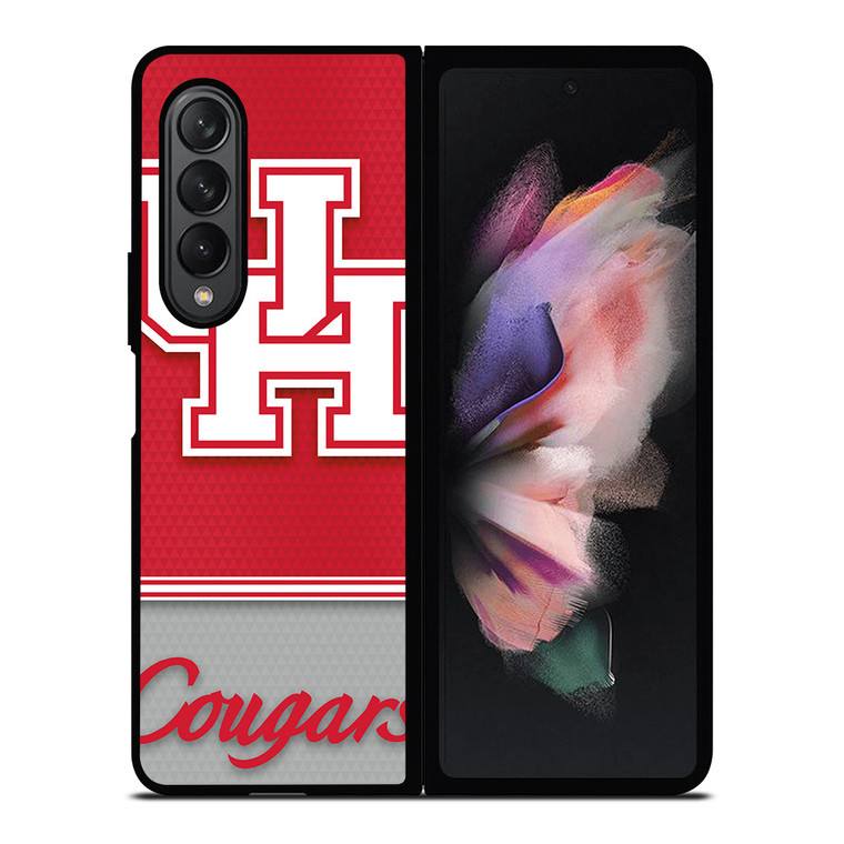 UNIVERSITY OF HOUSTON COUGARS Samsung Z Fold 3 Case UNIVERSITY OF HOUSTON COUGARS Samsung Z Fold 3 Case
