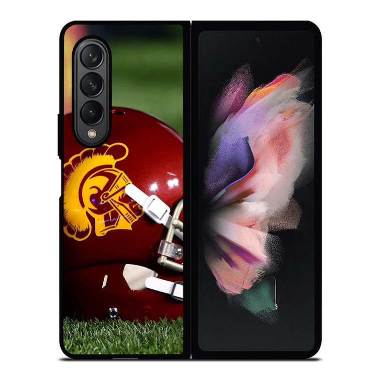 USC TROJANS HELMET 2 Samsung Z Fold 3 Case