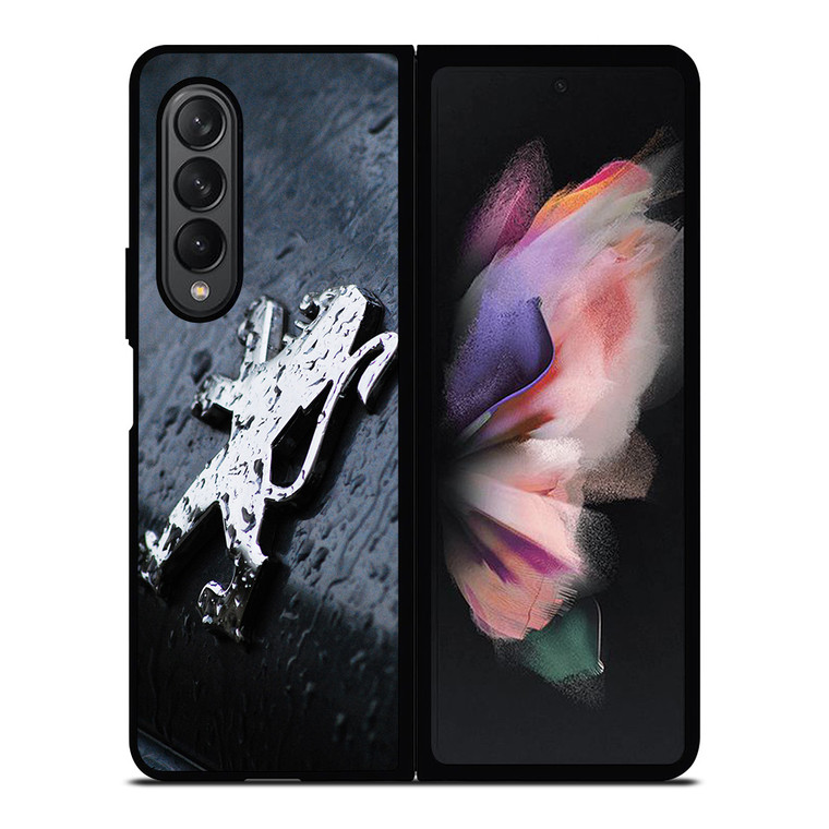 WET PEUGEOT LOGO Samsung Z Fold 3 Case WET PEUGEOT LOGO Samsung Z Fold 3 Case