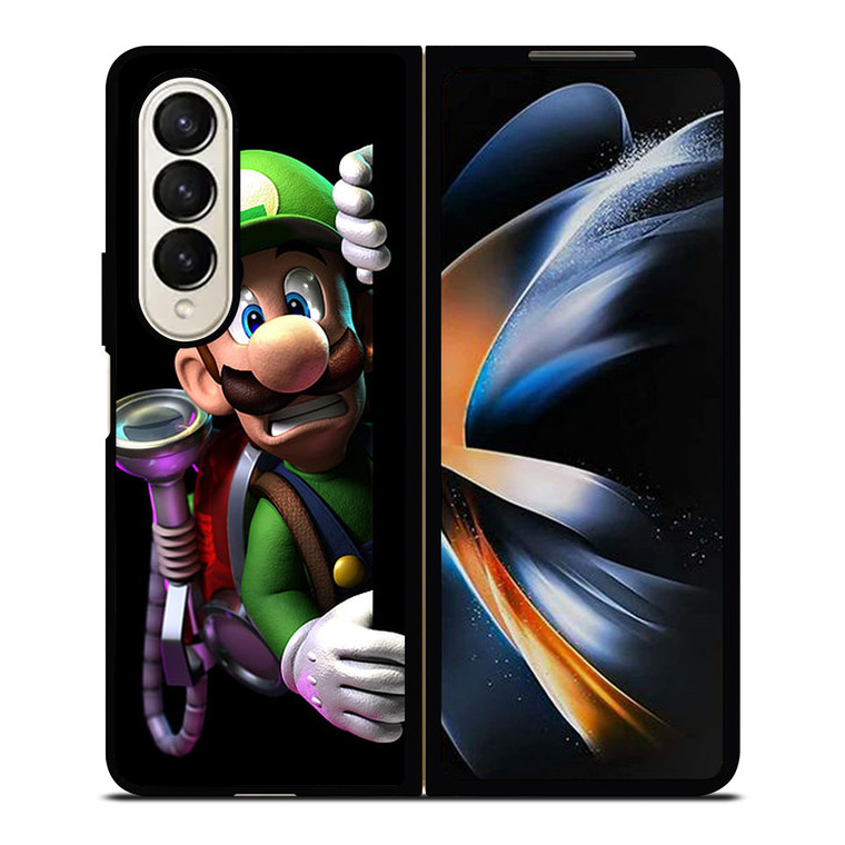 SCARED LUIGI SUPER MARIO BROS Samsung Z Fold 4 Case