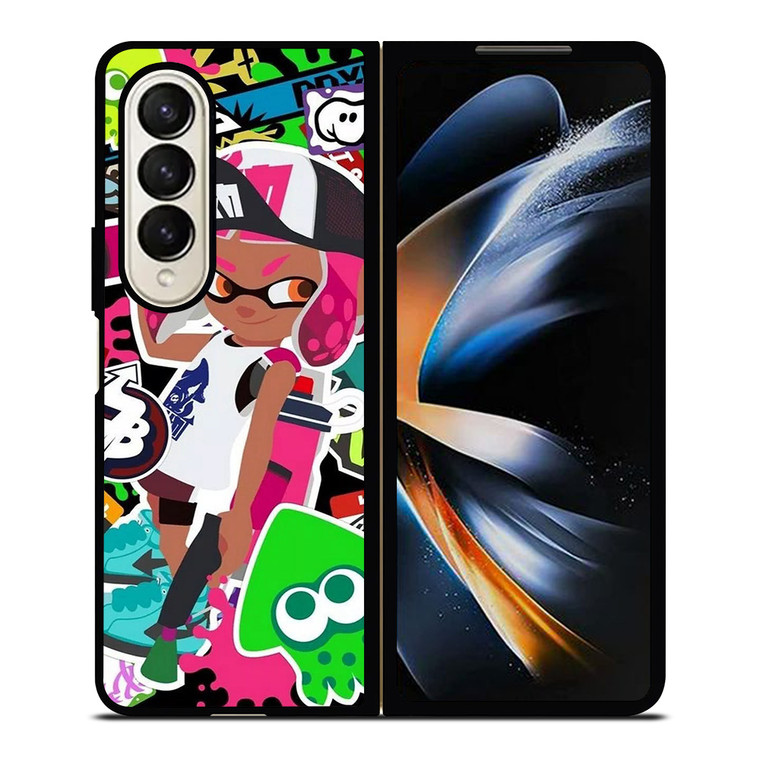 SPLATOON GAME CHARACTER Samsung Z Fold 4 Case