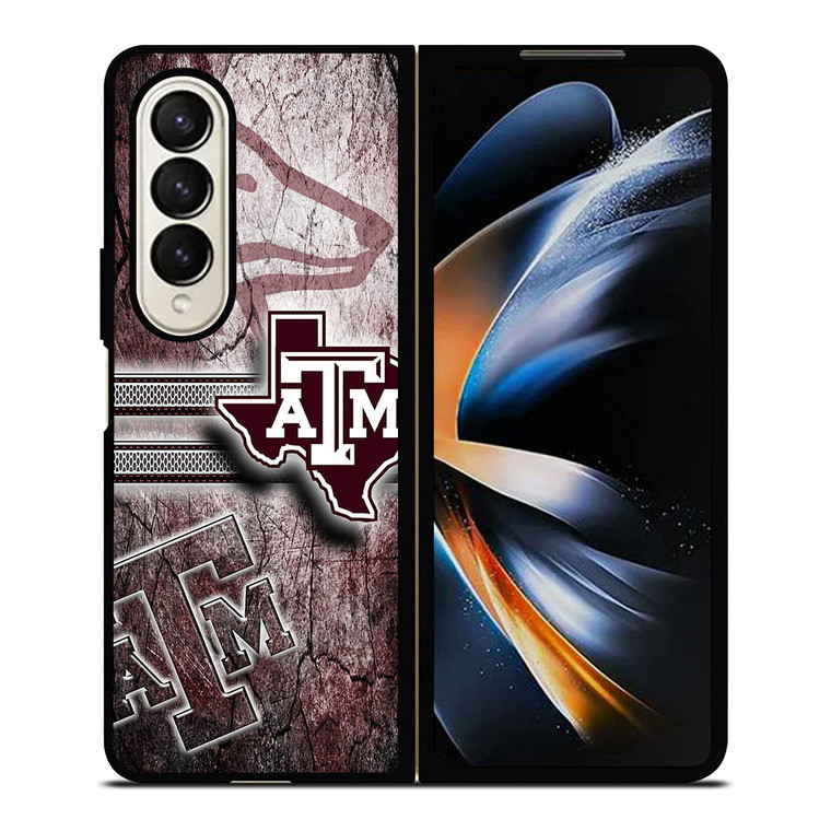 TEXAS A&M AGGIE LOGO Samsung Z Fold 4 Case