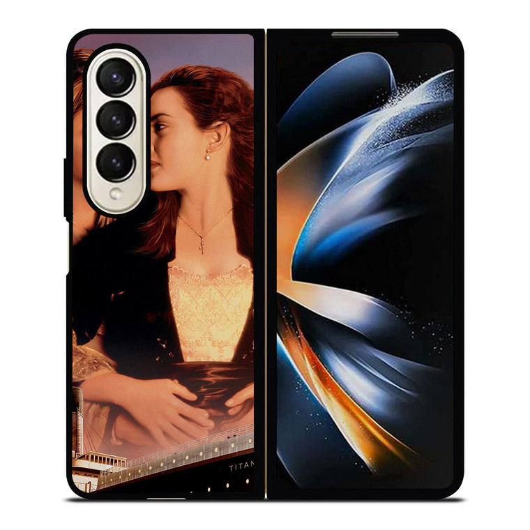 THE TITANIC JACK AND ROSE LOVE Samsung Z Fold 4 Case THE TITANIC JACK AND ROSE LOVE Samsung Z Fold 4 Case