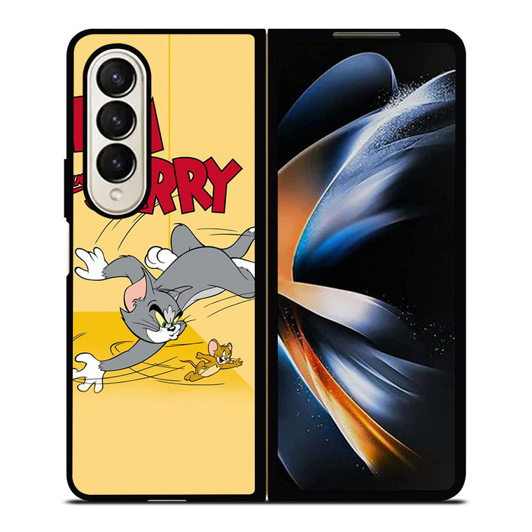 TOM AND JERRY CARTOON Samsung Z Fold 4 Case TOM AND JERRY CARTOON Samsung Z Fold 4 Case