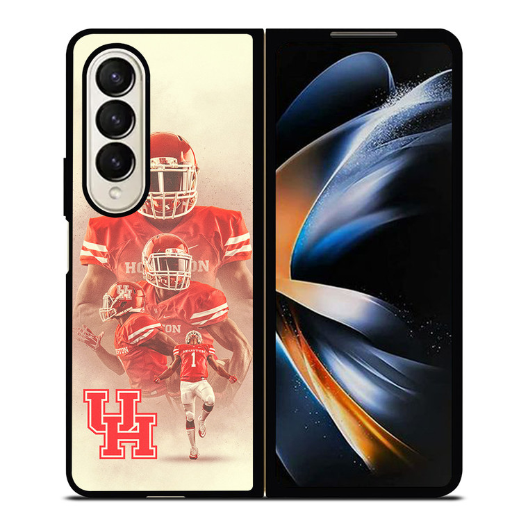 UNIVERSITY OF HOUSTON COUGARS ICON Samsung Z Fold 4 Case UNIVERSITY OF HOUSTON COUGARS ICON Samsung Z Fold 4 Case