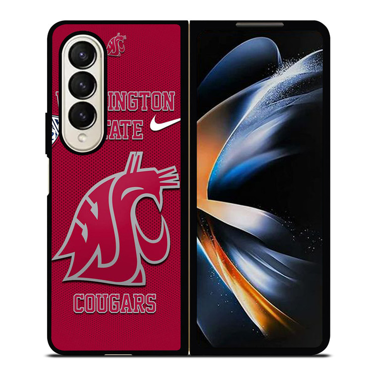 WASHINGTON STATE COUGARS SYMBOL Samsung Z Fold 4 Case WASHINGTON STATE COUGARS SYMBOL Samsung Z Fold 4 Case