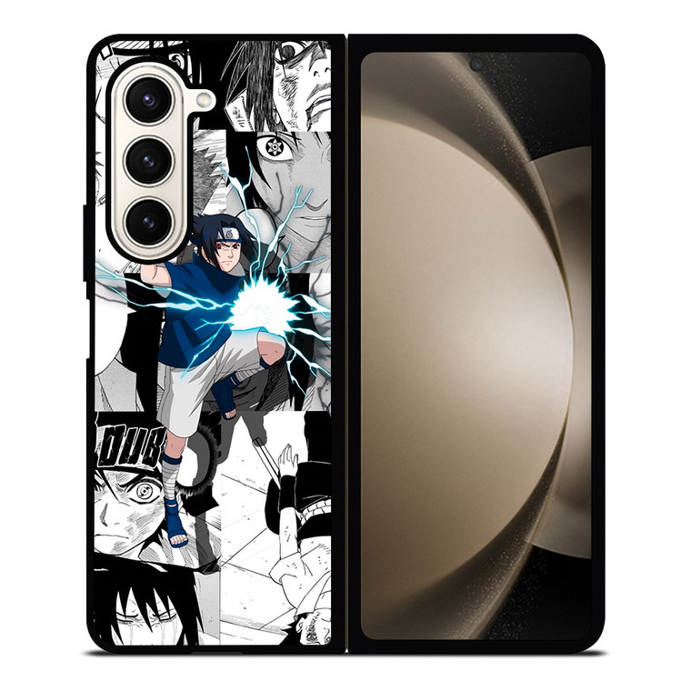 SASUKE UCHIHA COLLAGE 3 Samsung Z Fold 5 Case