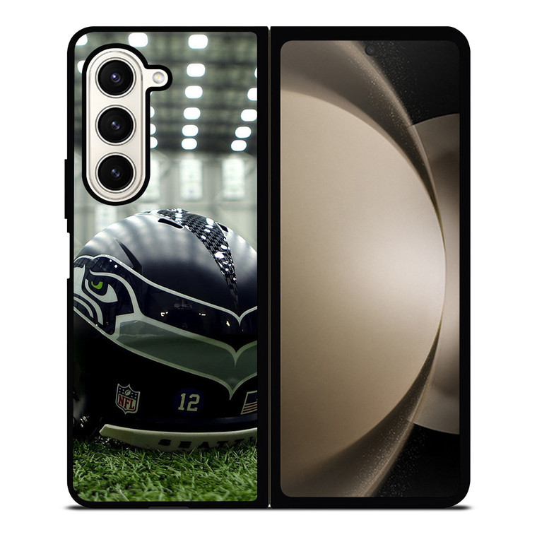 SEATTLE SEAHAWK HELMET Samsung Z Fold 5 Case