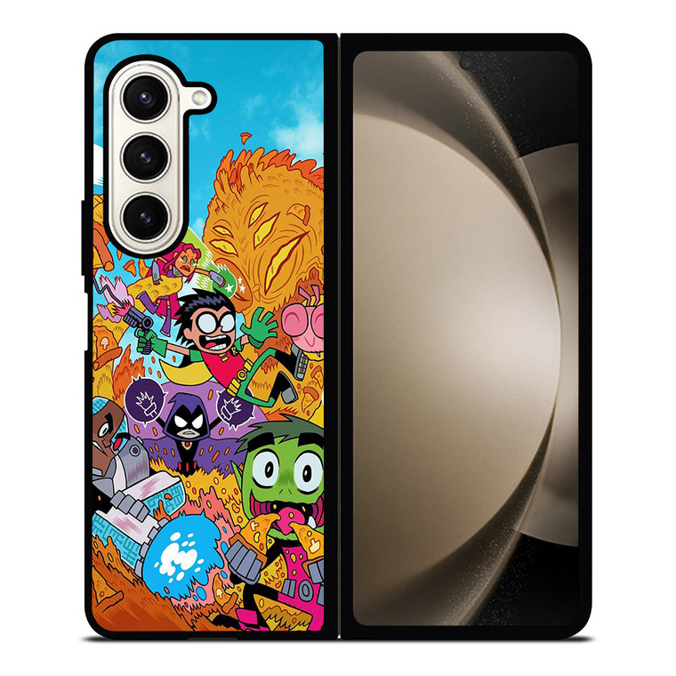 TEEN TITANS GO CHARACTERS Samsung Z Fold 5 Case
