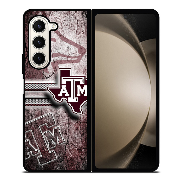 TEXAS A&M AGGIE LOGO Samsung Z Fold 5 Case